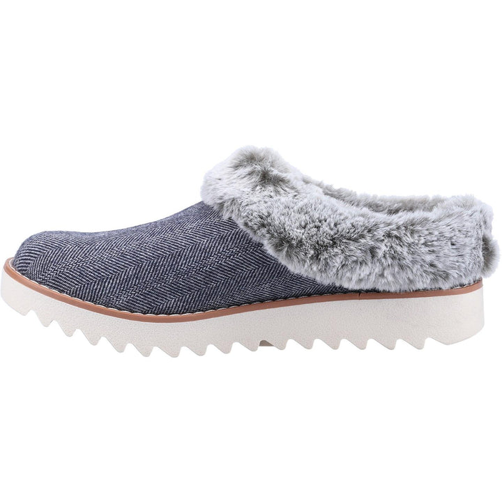 Women's Wide Fit Skechers 113422 Bobs Mountain Kiss Slippers