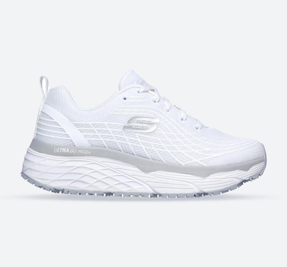 Women's Wide Fit Skechers 108016EC Max Cushioning Elite Sr