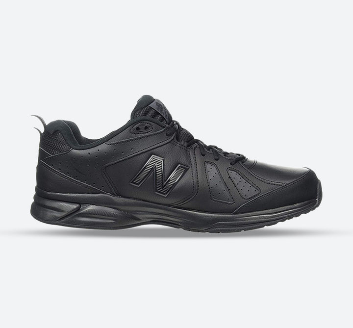 Mens Wide Fit New Balance 624V5 Black Sneakers - ABZORB