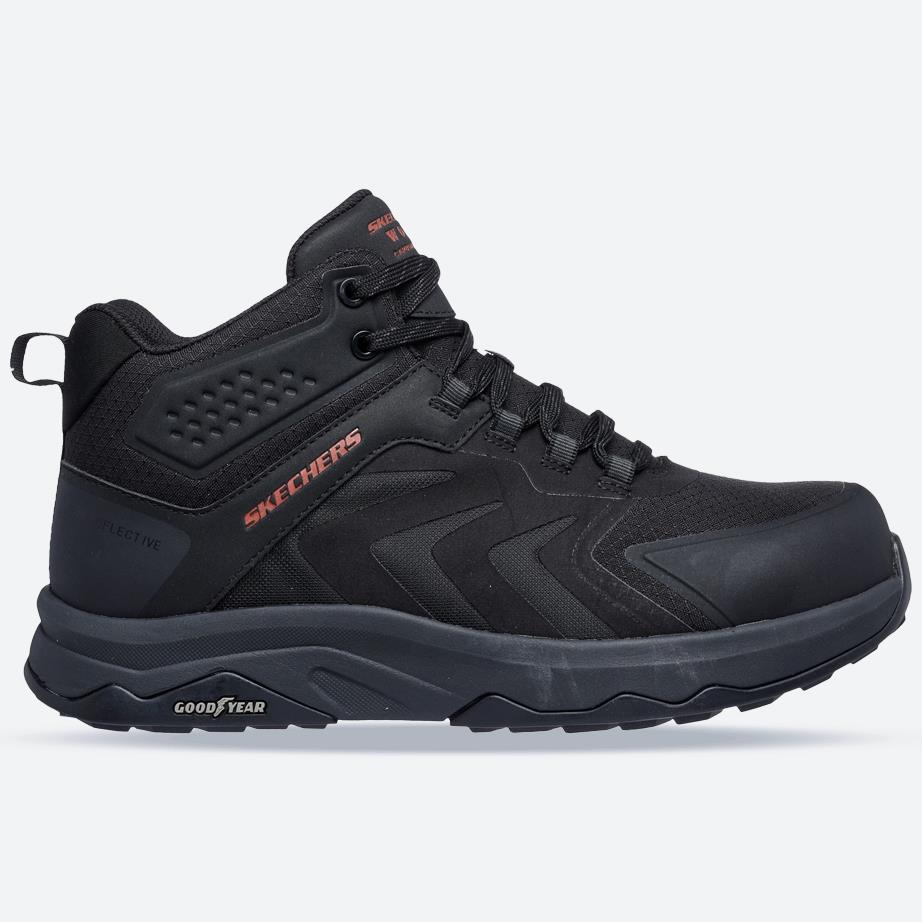 Skechers Black and Orange Men\'s Boots Skechers Men main image 4