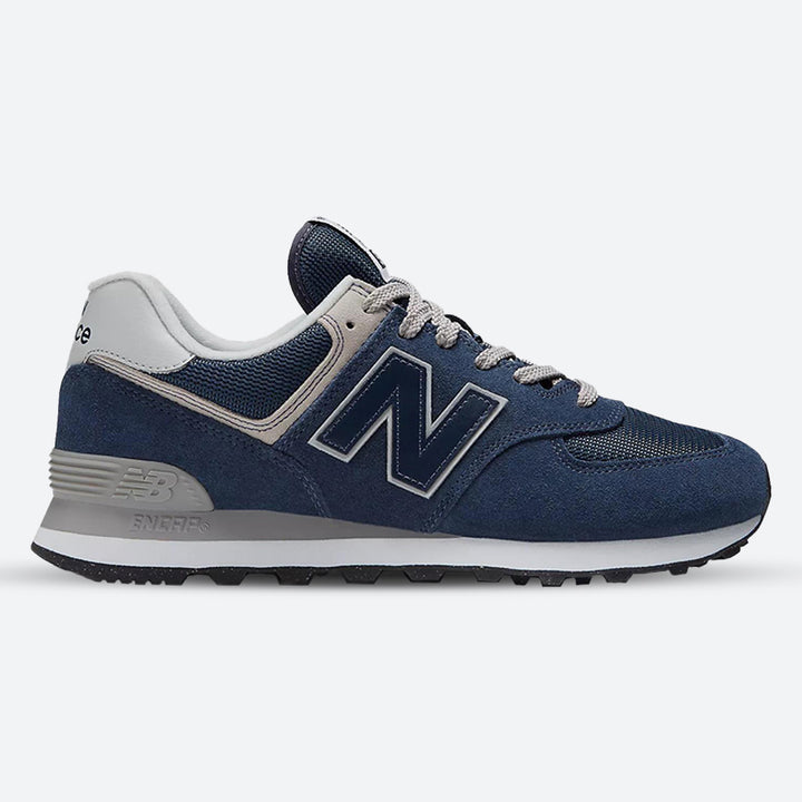 Men's Wide Fit New Balance ML574EVN Running Sneakers - Exclusive - Navy