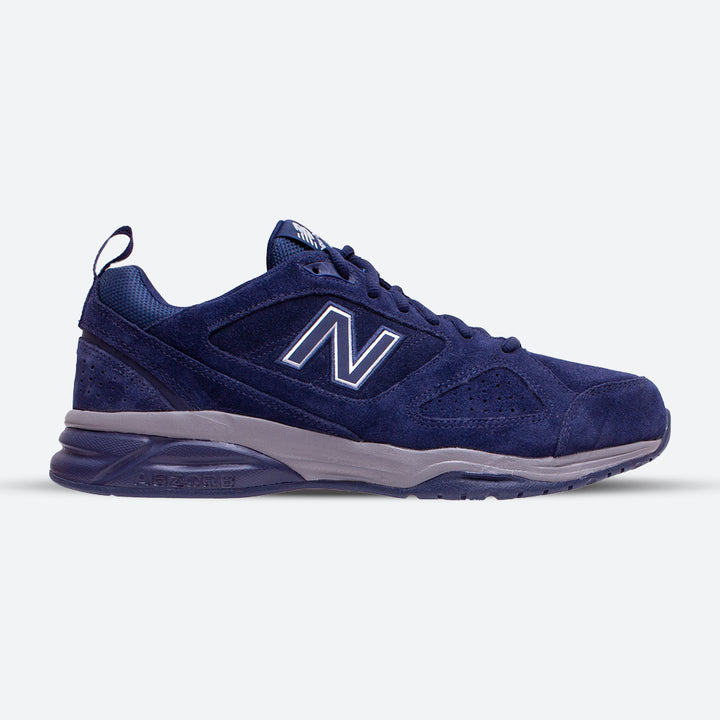 Mens New Balance Wide Fit MX624V4 Navy Sneakers - ABZORB