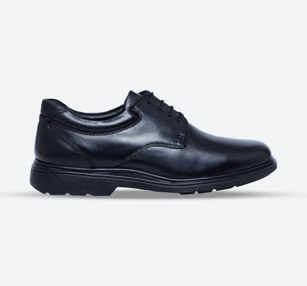 Mens Wide Fit Tredd Well Simon Shoes, Black / 9 / 4E Mens Wide Fit Tredd Well Simon Shoes, Black / 9 / 4E