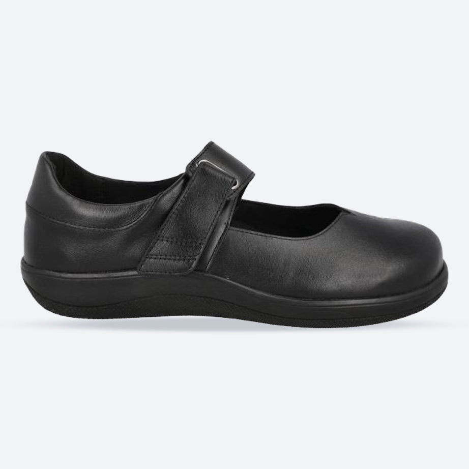 Women's Wide Fit DB Vista Shoes, Black Leather / 41 / 2V (2E - 4E) Women's Wide Fit DB Vista Shoes, Black Leather / 41 / 2V (2E - 4E)