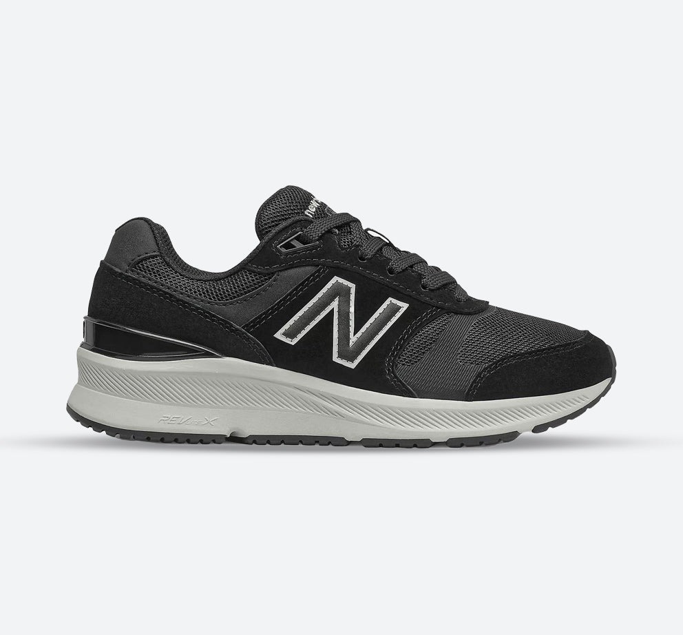 Womens Wide Fit New Balance WW880 Walking Sneakers Black 8 2E