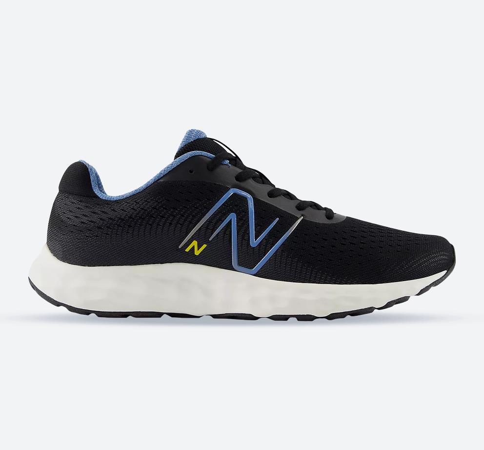 Men s Wide Fit New Balance M520RB8 Running Sneakers Black 7 2E