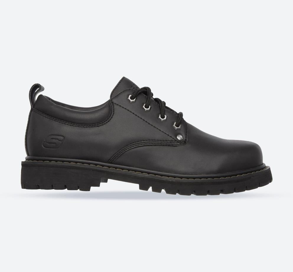 Men's Wide Fit Skechers 6618 Tom Cats Lace Up Shoes - Black Men's Wide Fit Skechers 6618 Tom Cats Lace Up Shoes - Black