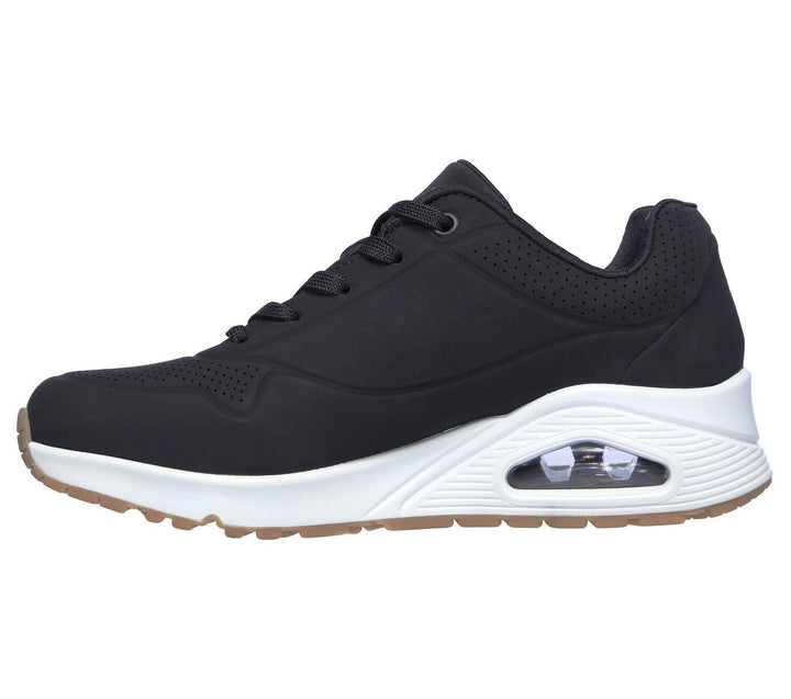 Skechers 73690 Uno – Stand On Air Walking-Sneakers für Damen mit weiter Passform