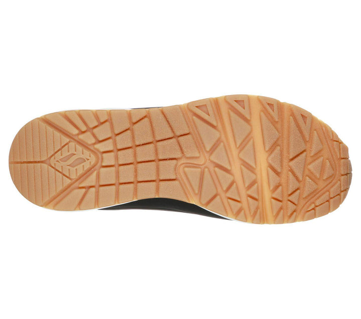 Skechers 73690 Uno – Stand On Air Walking-Sneakers für Damen mit weiter Passform