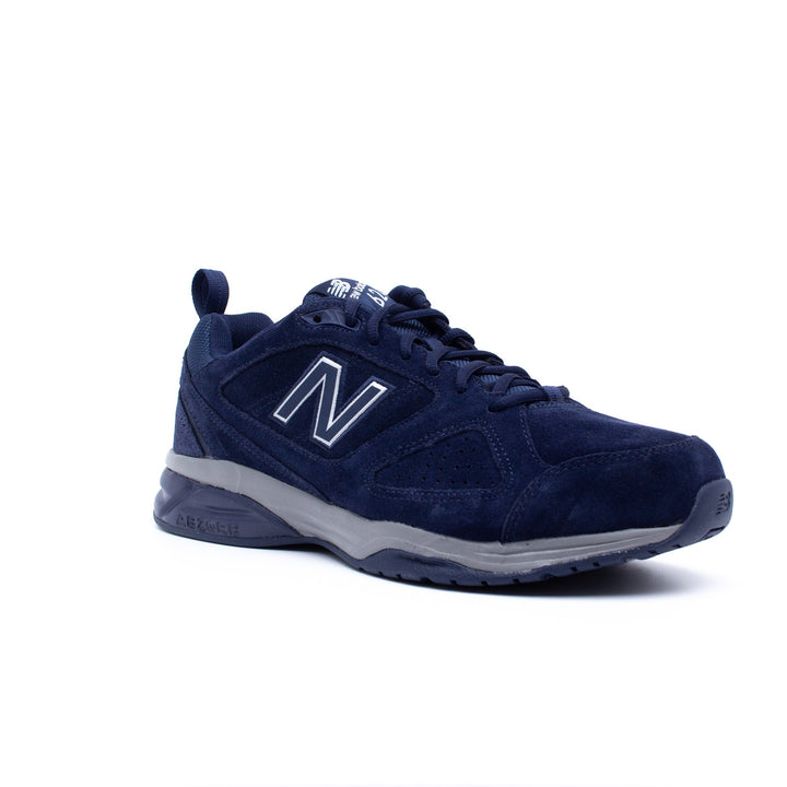 Mens New Balance Wide Fit MX624V4 Navy Sneakers - ABZORB