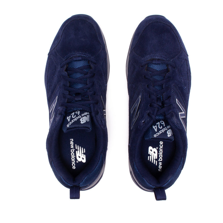Mens New Balance Wide Fit MX624V4 Navy Sneakers - ABZORB