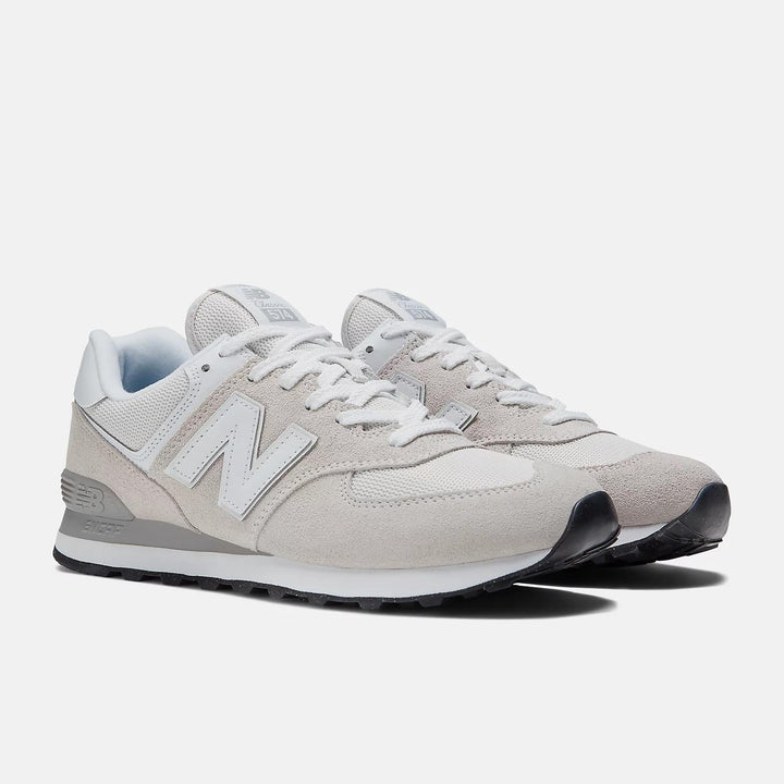 Men's Wide Fit New Balance ML574EVW Running Sneakers - Exclusive - Nimbus Cloud/White
