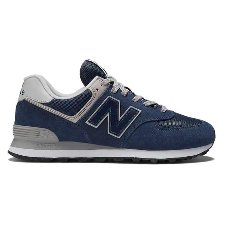 Men's Wide Fit New Balance ML574EVN Running Sneakers - Exclusive - Navy