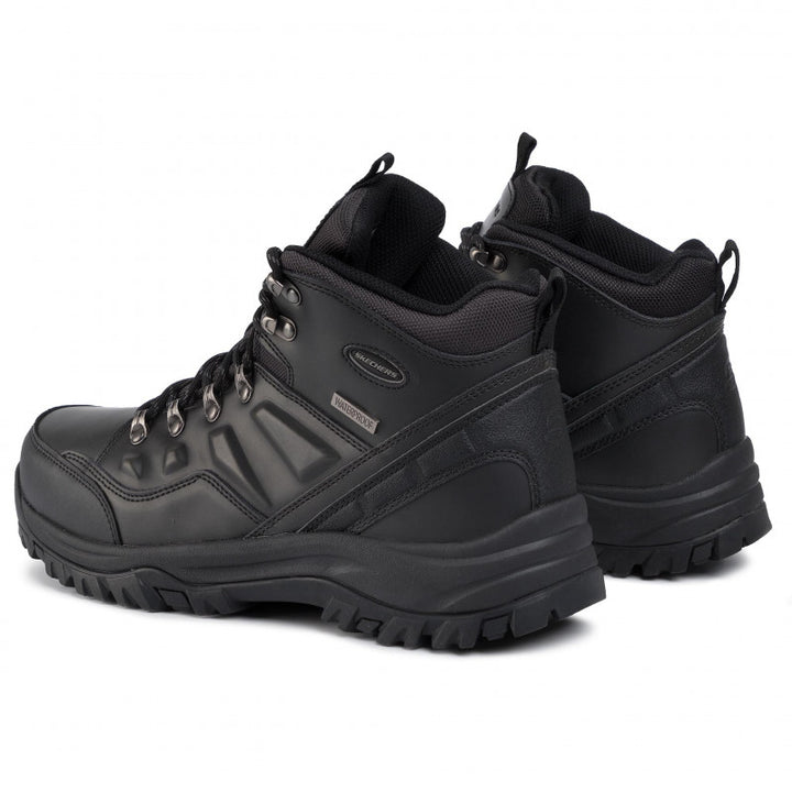 Men's Wide Fit Skechers 65529 Relaxed Fit Relment Traven Hiking Boots