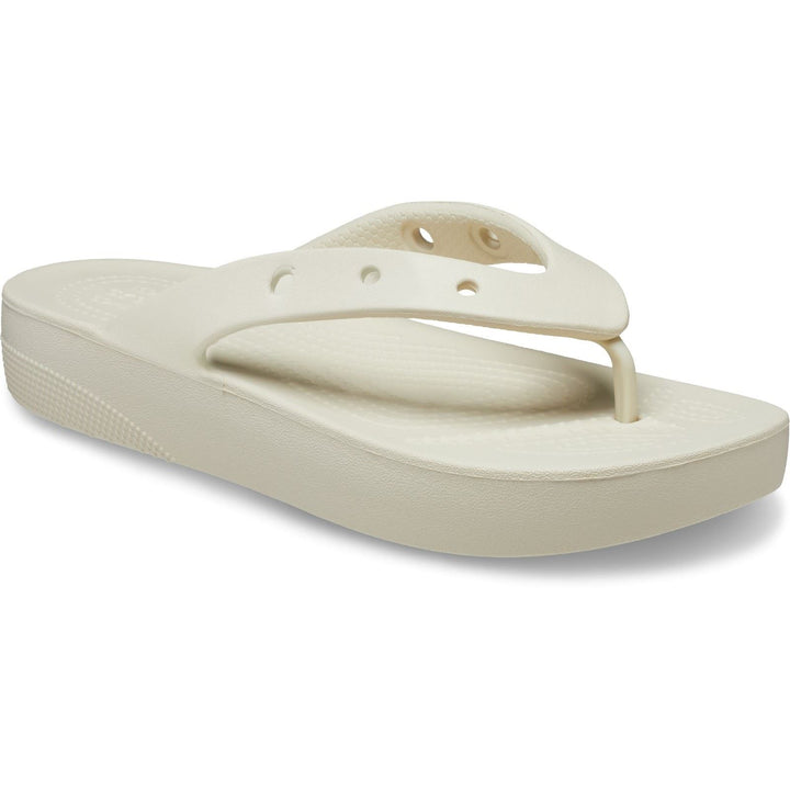 Women's Wide Fit Crocs 207714 Classic Platform Flip Flop