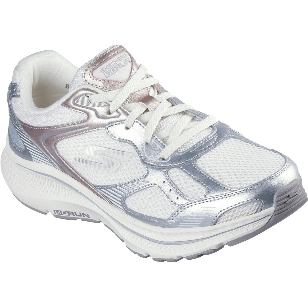 Women's Wide Fit Skechers 128633 Go Run Consistent 2.0 Volt Sneakers