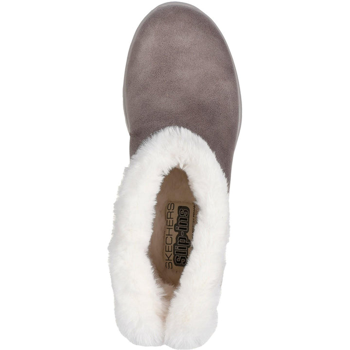 Women's Wide Fit Skechers 144800 Slip-ins On The Go Joy Cozy Dream Boots