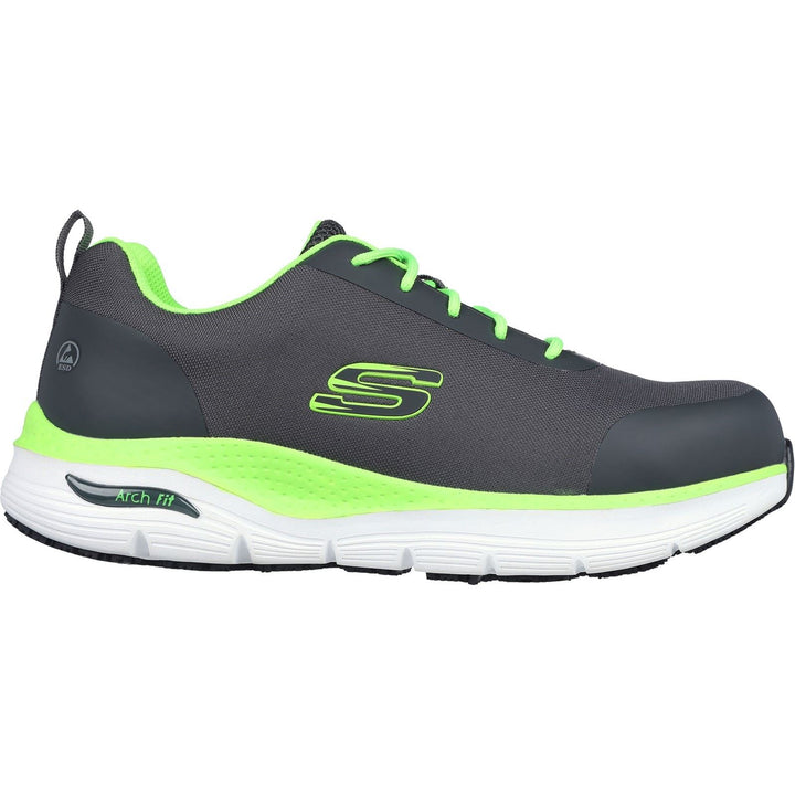 Men's Wide Fit Skechers 200086EC Arch Fit Ringstap Safety Sneakers