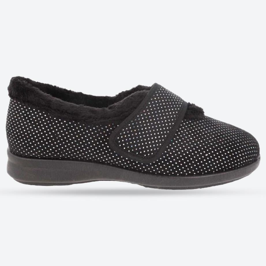 Women's Wide Fit DB Heidi Slippers