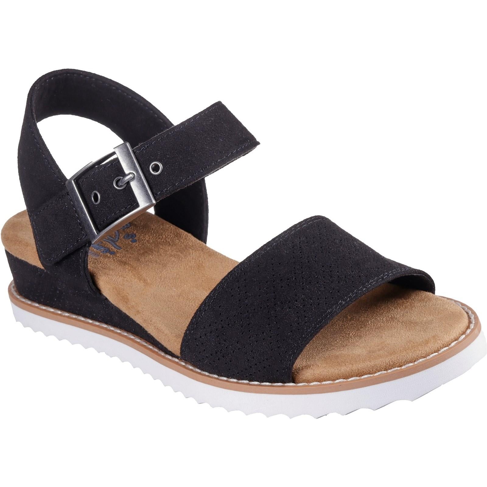 Women's Wide Fit Skechers 114147 Bobs Desert Kiss Serendipitous