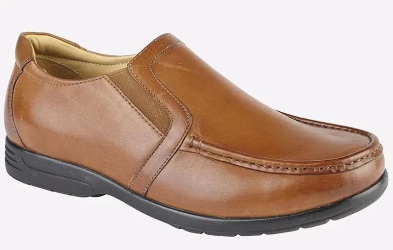 Men's Wide Fit Roamers M 984BT Twin Gusset Shoes