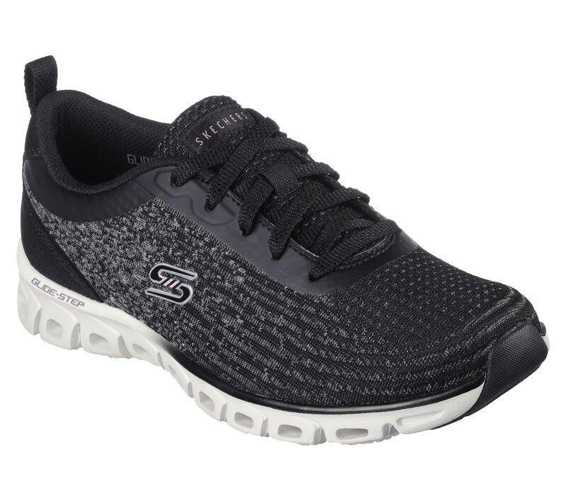 Women's Wide Fit Skechers 104325 Glide Step Sport - Head Start Sneakers