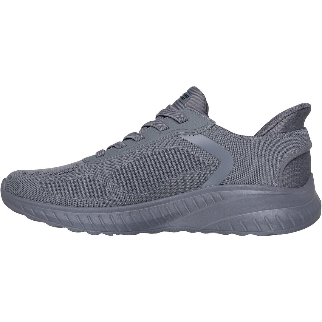 Men's Wide Fit Skechers Slip-ins 118312 Bobs Sport Squad Chaos Solid Step Sneakers