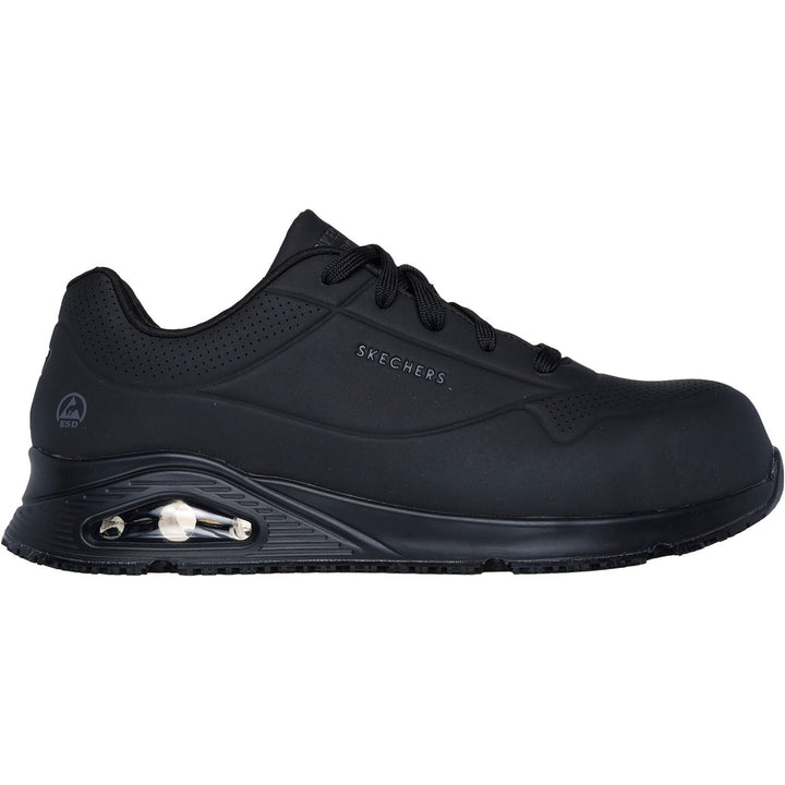 Men's Wide Fit Skechers 200177EC Uno Sr Doltin Safety Sneakers