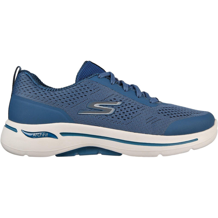 Women's Wide Fit Skechers 124404 Go Walk Arch Fit Motion Breez Sneakers