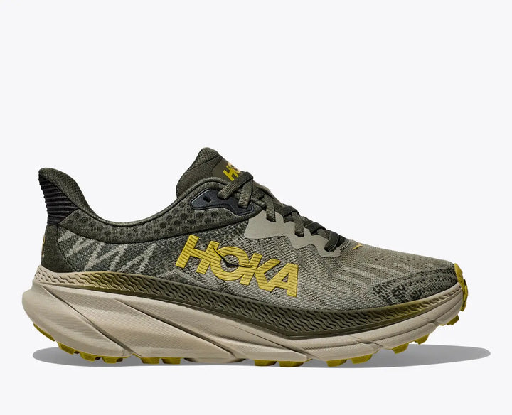 Men's Wide Fit Hoka Challenger 7 Trail Running Sneakers