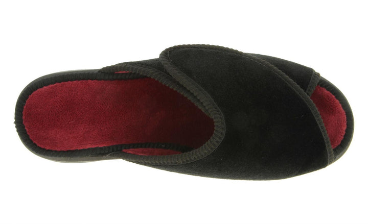 Womens Wide Fit DB Redstart Mule Slippers