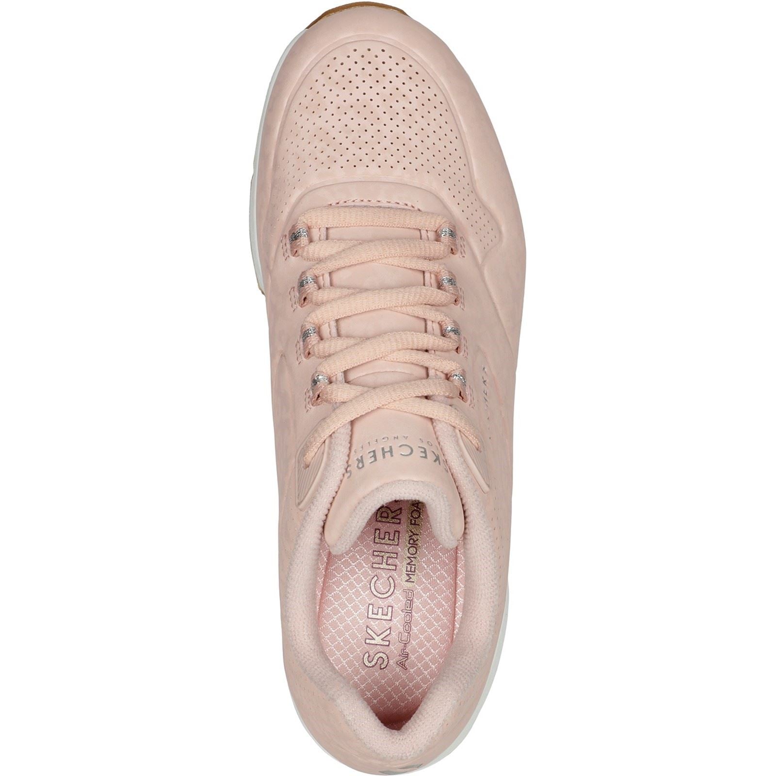 Women's Wide Fit Skechers 155642 Uno 2 In Kat Neato Sneakers