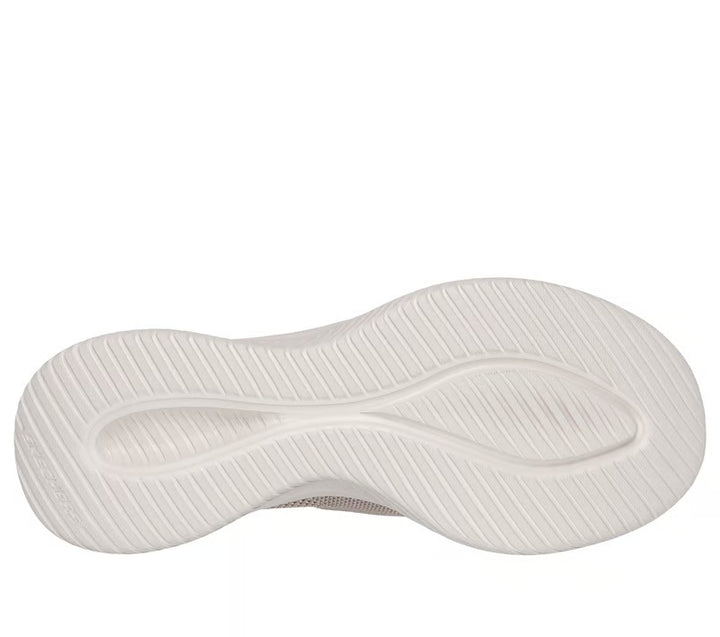 Women's Wide Fit Skechers 149710 Slip-ins Ultra Flex 3.0 Brilliant Sneakers - Taupe