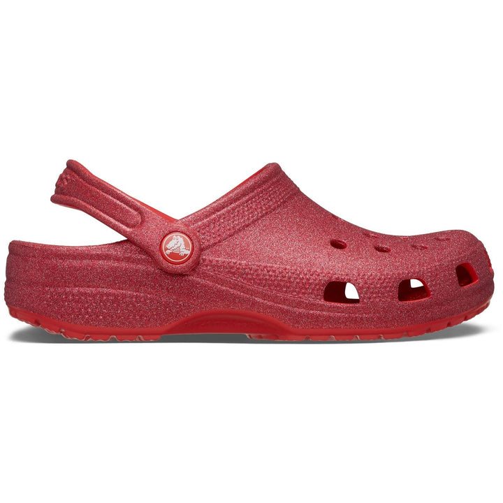 Unisex Wide Fit Crocs 205942 Glitter Clog Sandals