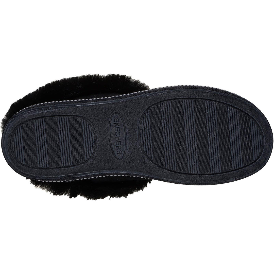 Women's Wide Fit Skechers 169012 Cozy Campfire Winter Nights Slippers