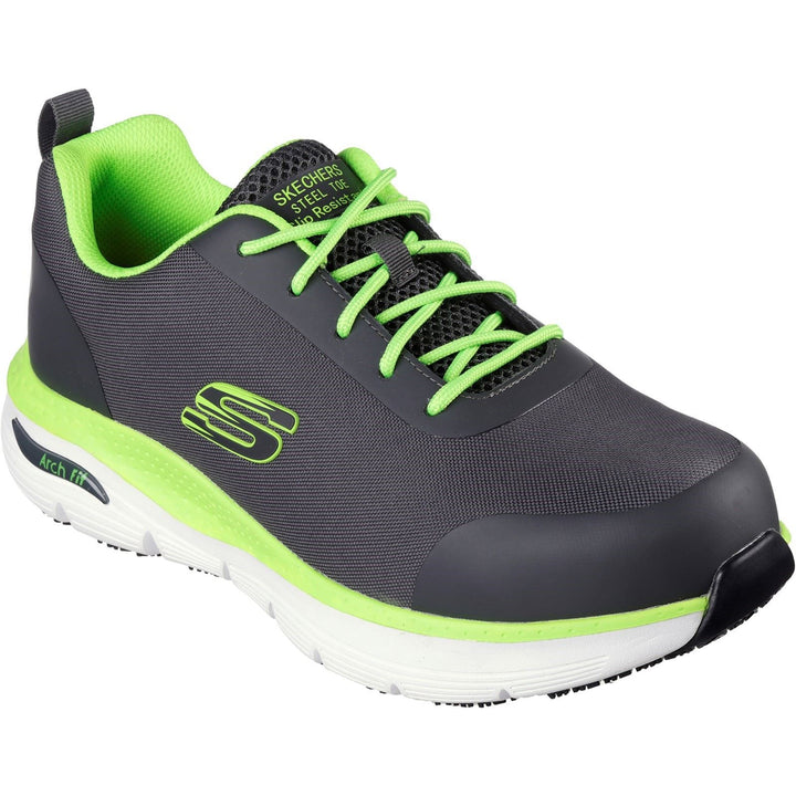 Men's Wide Fit Skechers 200086EC Arch Fit Ringstap Safety Sneakers