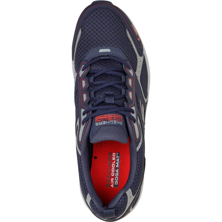 Men's Wide Fit Skechers 220034 Go Run Consistent Wide Sneakers - Navy/Red