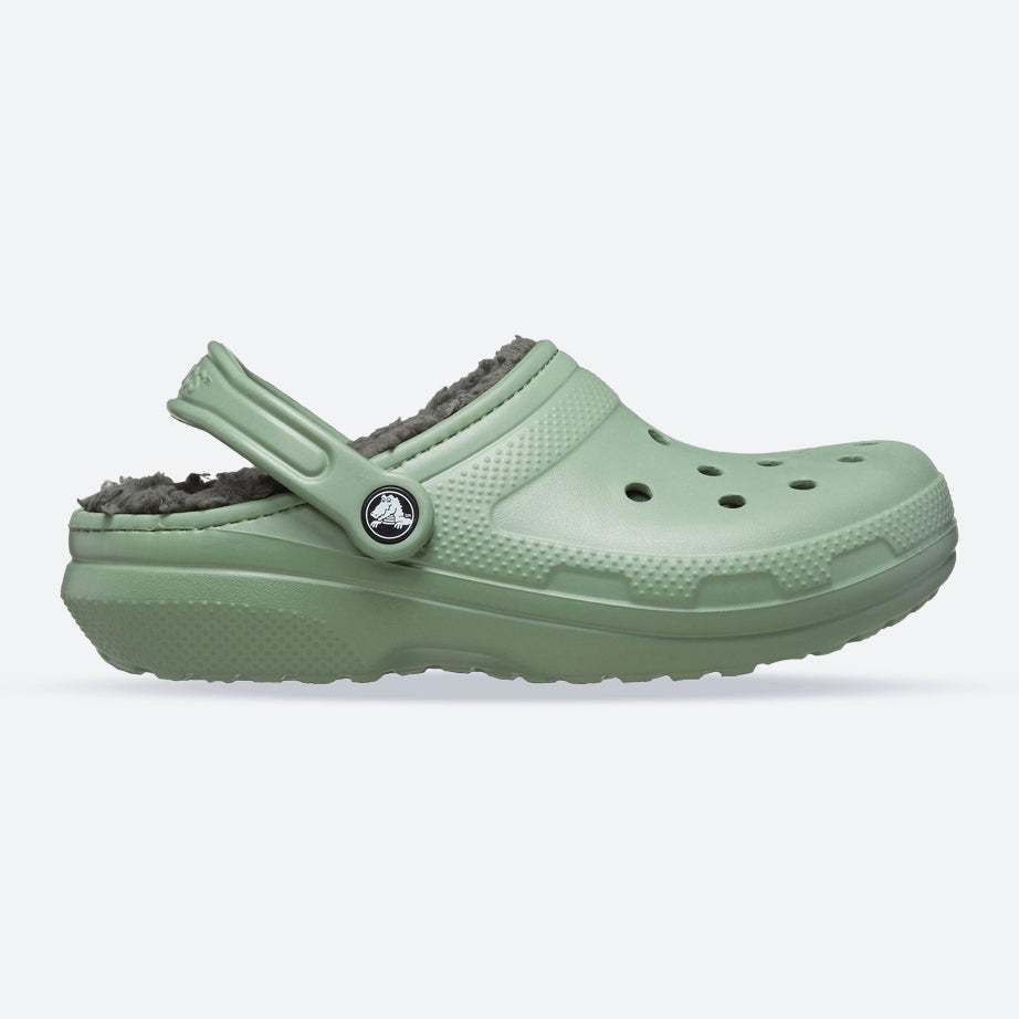 Men's Wide Fit Crocs 203591 Classic Lined Clog Sandals