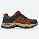 Men's Wide Fit Skechers Relaxed Fit 204630 Arch Fit Dawson Argosa Good Year Walking Sneakers - Dark Brown