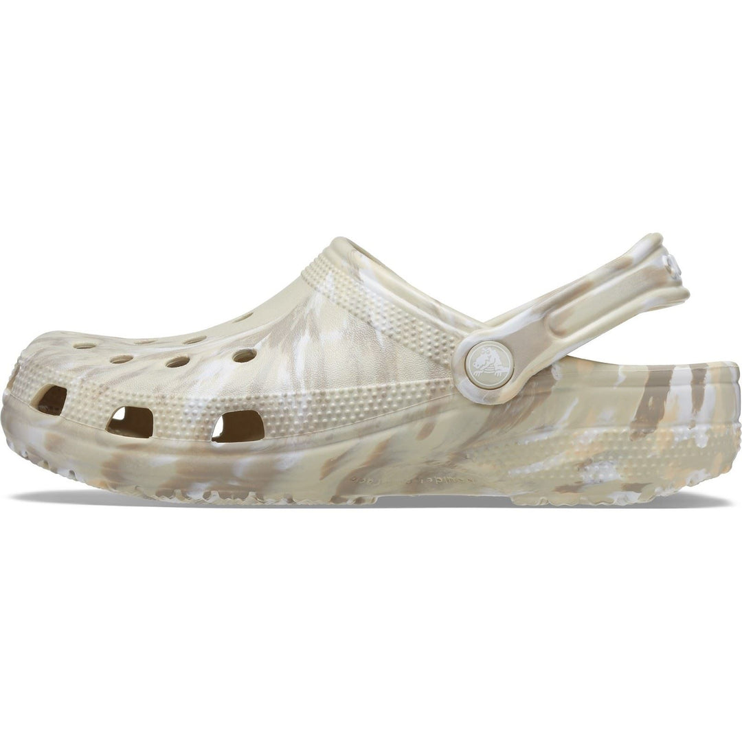 Unisex Wide Fit Crocs 206867 Classic Marbled Clog Sandals