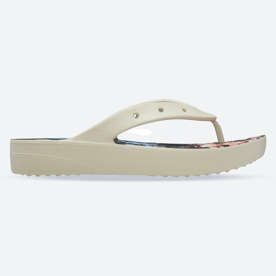 Women's Crocs 208770 Nostalgia Platform Flip Flop