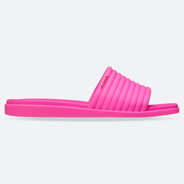 ◆CROCS◆ Women's Miami Slides PKCR 24SWSL209794 Amazon.com | Crocs Womens Miami Slide Sandals Metallic Black