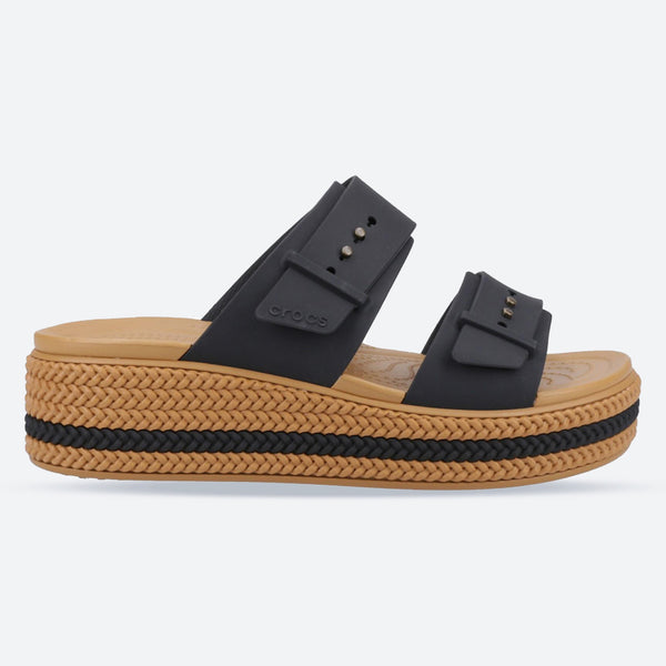 Women's Crocs 209978 Brooklyn Buckle Sandals | Crocs | Wide Fit