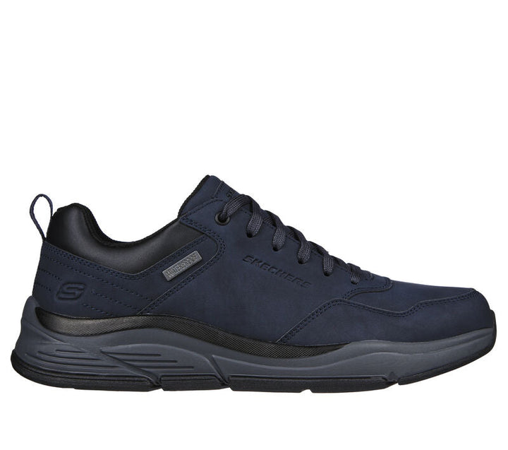 Men's Wide Fit Skechers 210021 Benago Hombre Walking Sneakers - Navy