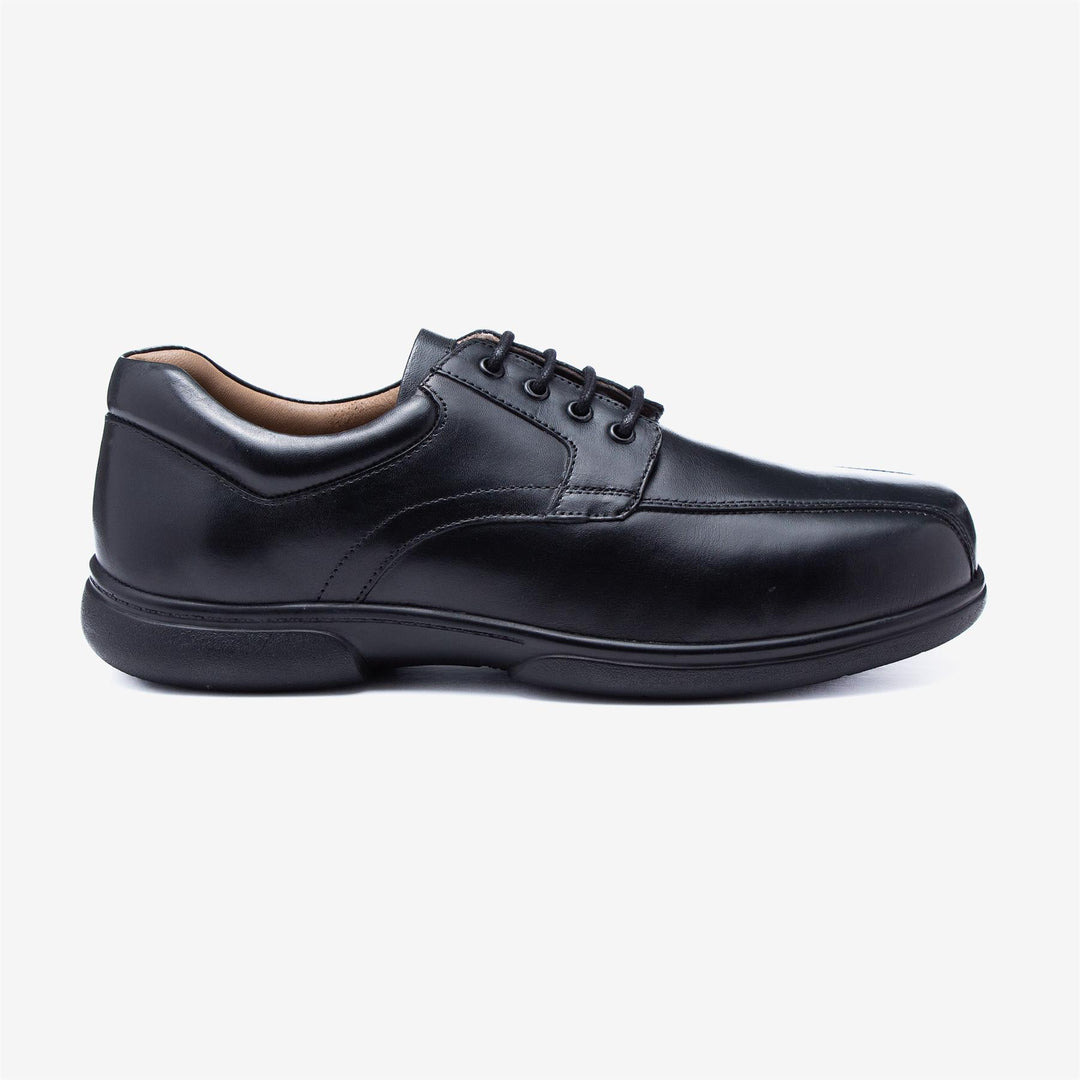 Mens Wide Fit Tredd Well Ross Shoes, Black / 10 / 4E Mens Wide Fit Tredd Well Ross Shoes, Black / 10 / 4E