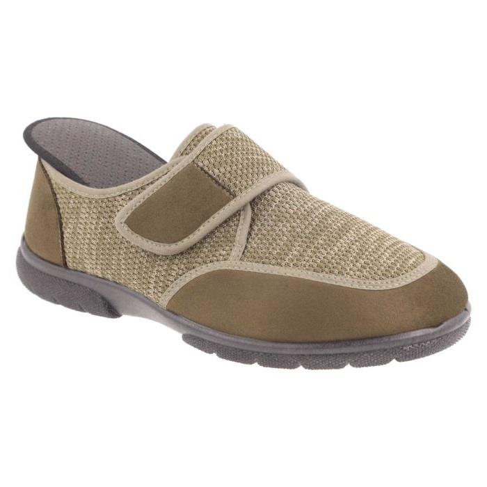 Men's Wide Fit DB Gavin Velcro Slippers
