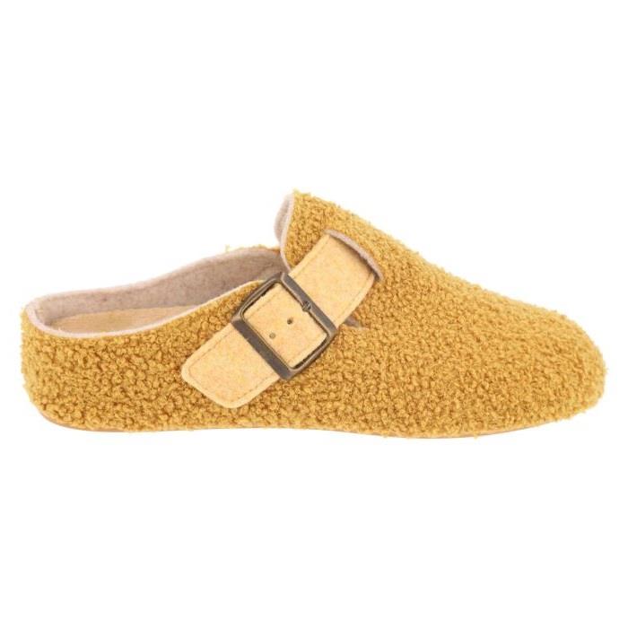 Women's Wide Fit DB Gill Buckle Mule Slippers