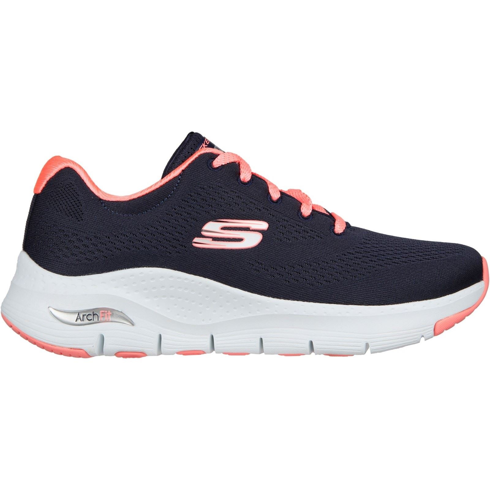 Women's Wide Fit Skechers 149057 Unny Outlook Sports Sneakers