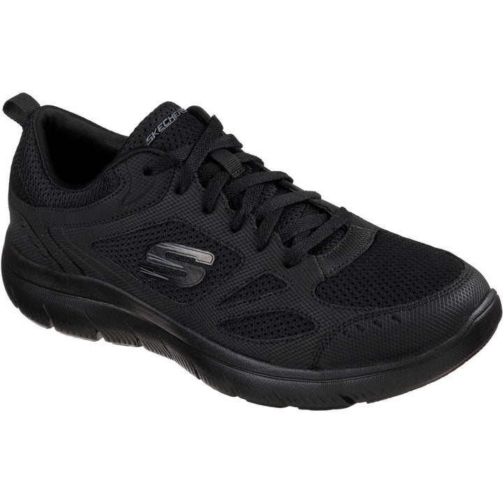 Men's Wide Fit Skechers 52812 Summits South Rim Sports Sneakers - Black