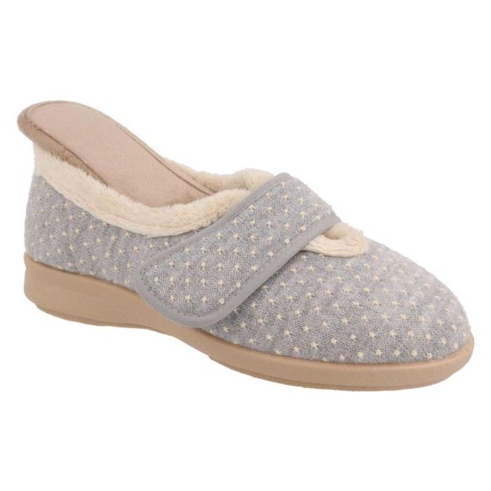 Women's Wide Fit DB Snowdrop Slippers